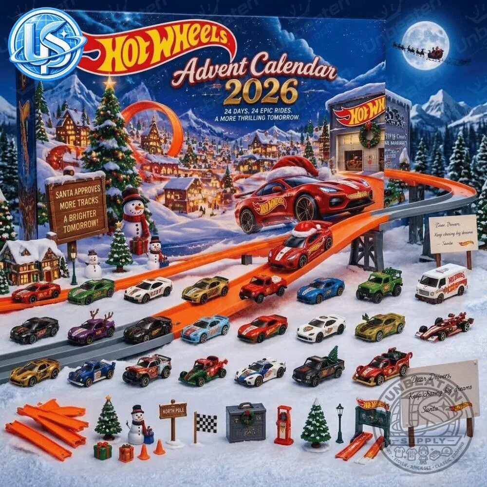 Hot Wheels Advent Calendar 2026 Special Edition 12 Hot Wheels Advent Calendar 2026 Special Edition