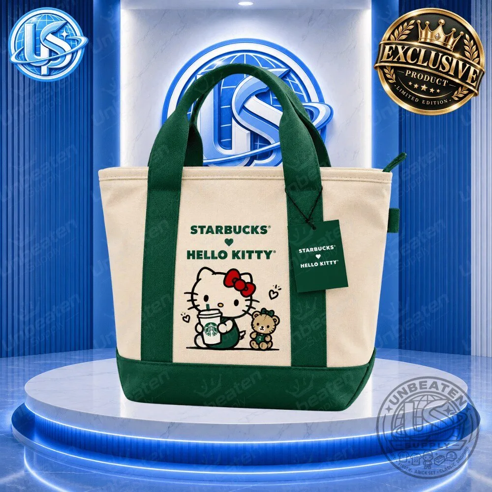 Starbucks x Hello Kitty Canvas Tote Bag 2026 Special Edition