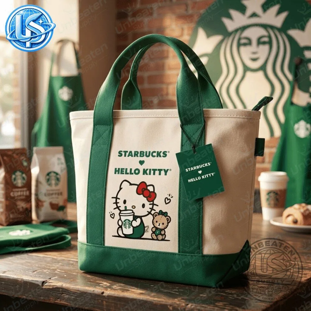 Starbucks x Hello Kitty Canvas Tote Bag 2026 Special Edition 8 Starbucks x Hello Kitty Canvas Tote Bag 2026 Special Edition