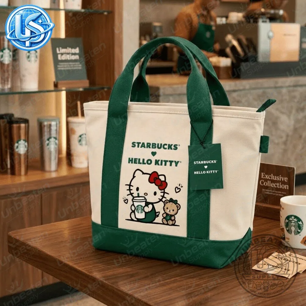 Starbucks x Hello Kitty Canvas Tote Bag 2026 Special Edition 10 Starbucks x Hello Kitty Canvas Tote Bag 2026 Special Edition