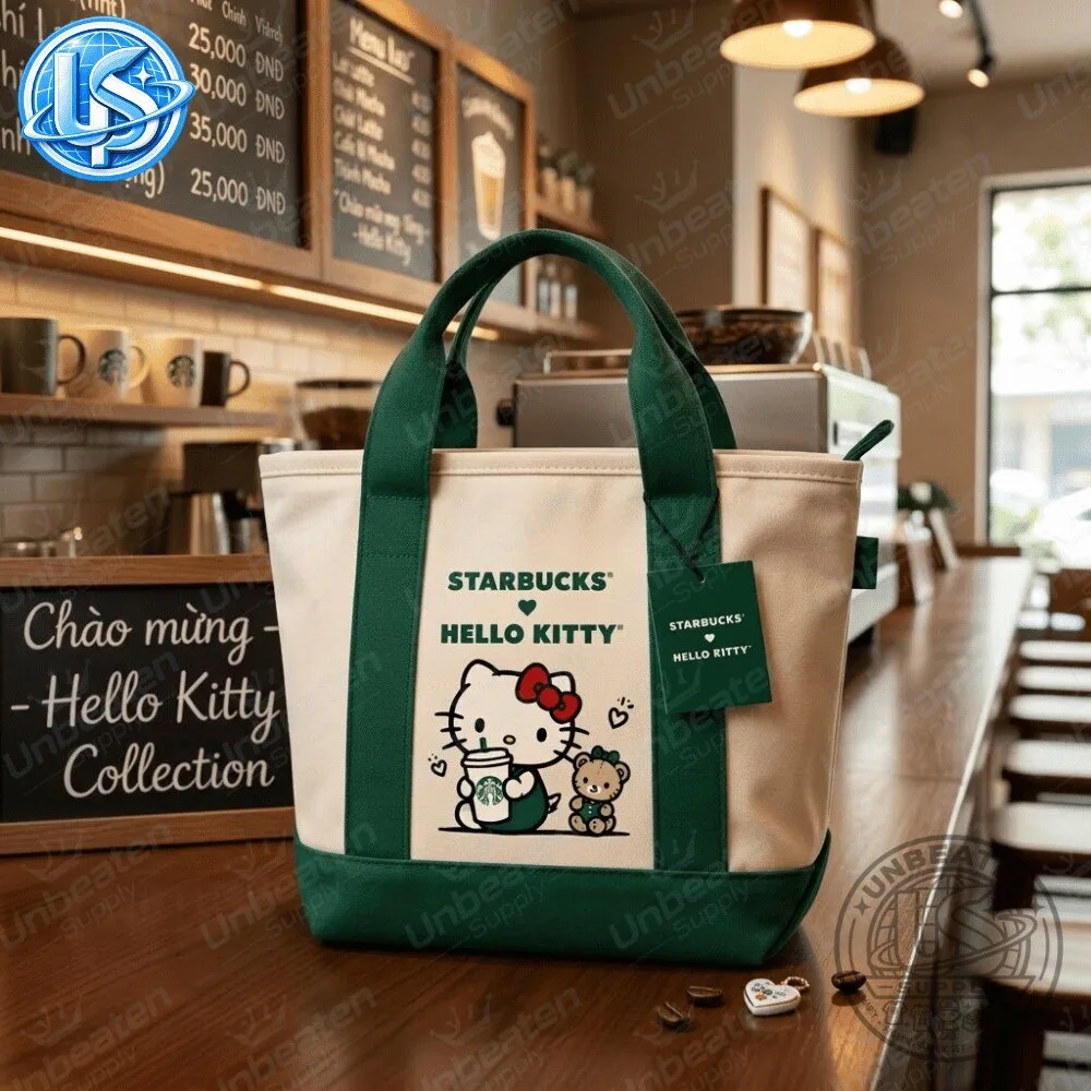 Starbucks x Hello Kitty Canvas Tote Bag 2026 Special Edition 11 Starbucks x Hello Kitty Canvas Tote Bag 2026 Special Edition