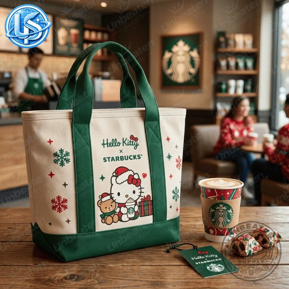 Starbucks x Hello Kitty Christmas Holiday Canvas Tote Bag 2026 Special Edition 9 Starbucks x Hello Kitty Christmas Holiday Canvas Tote Bag 2026 Special Edition