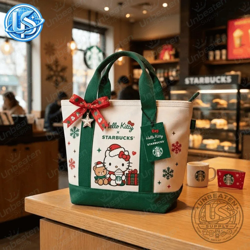 Starbucks x Hello Kitty Christmas Holiday Canvas Tote Bag 2026 Special Edition 10 Starbucks x Hello Kitty Christmas Holiday Canvas Tote Bag 2026 Special Edition