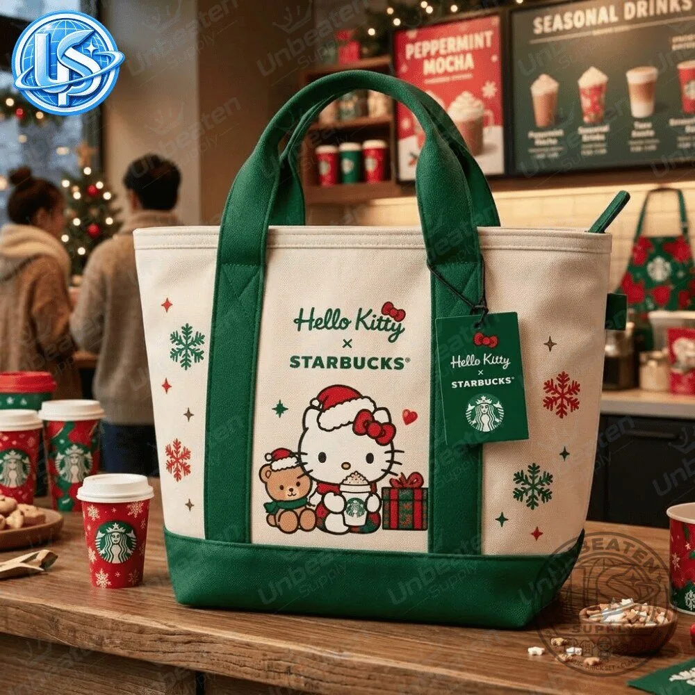 Starbucks x Hello Kitty Christmas Holiday Canvas Tote Bag 2026 Special Edition 11 Starbucks x Hello Kitty Christmas Holiday Canvas Tote Bag 2026 Special Edition