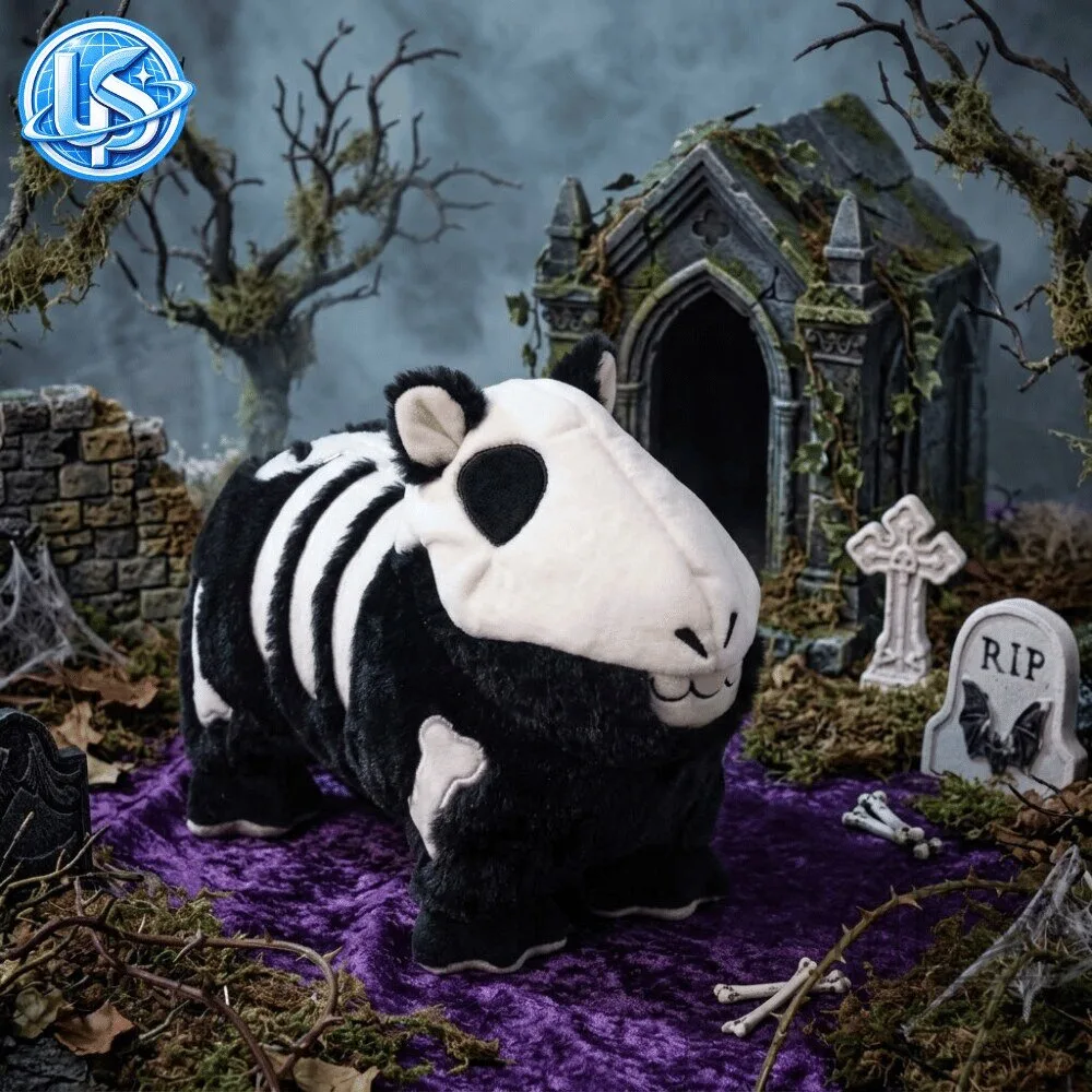 Halloween Skeleton Capybara Skelebara Plush Toy 9 Halloween Skeleton Capybara Skelebara Plush Toy