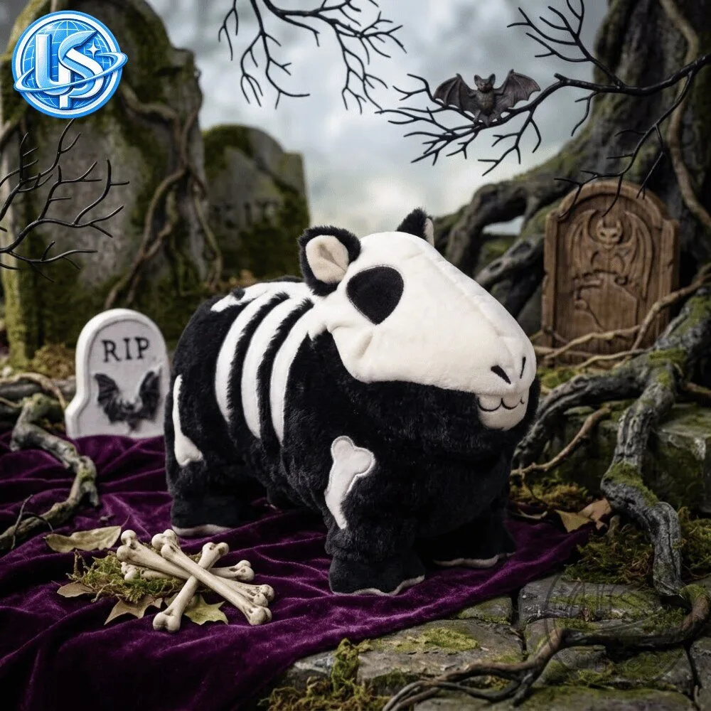Halloween Skeleton Capybara Skelebara Plush Toy 10 Halloween Skeleton Capybara Skelebara Plush Toy