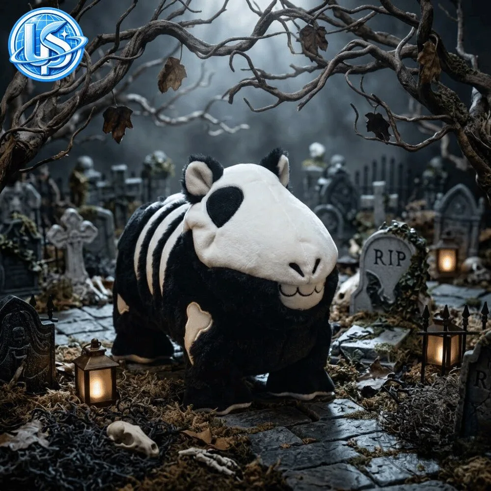 Halloween Skeleton Capybara Skelebara Plush Toy 11 Halloween Skeleton Capybara Skelebara Plush Toy