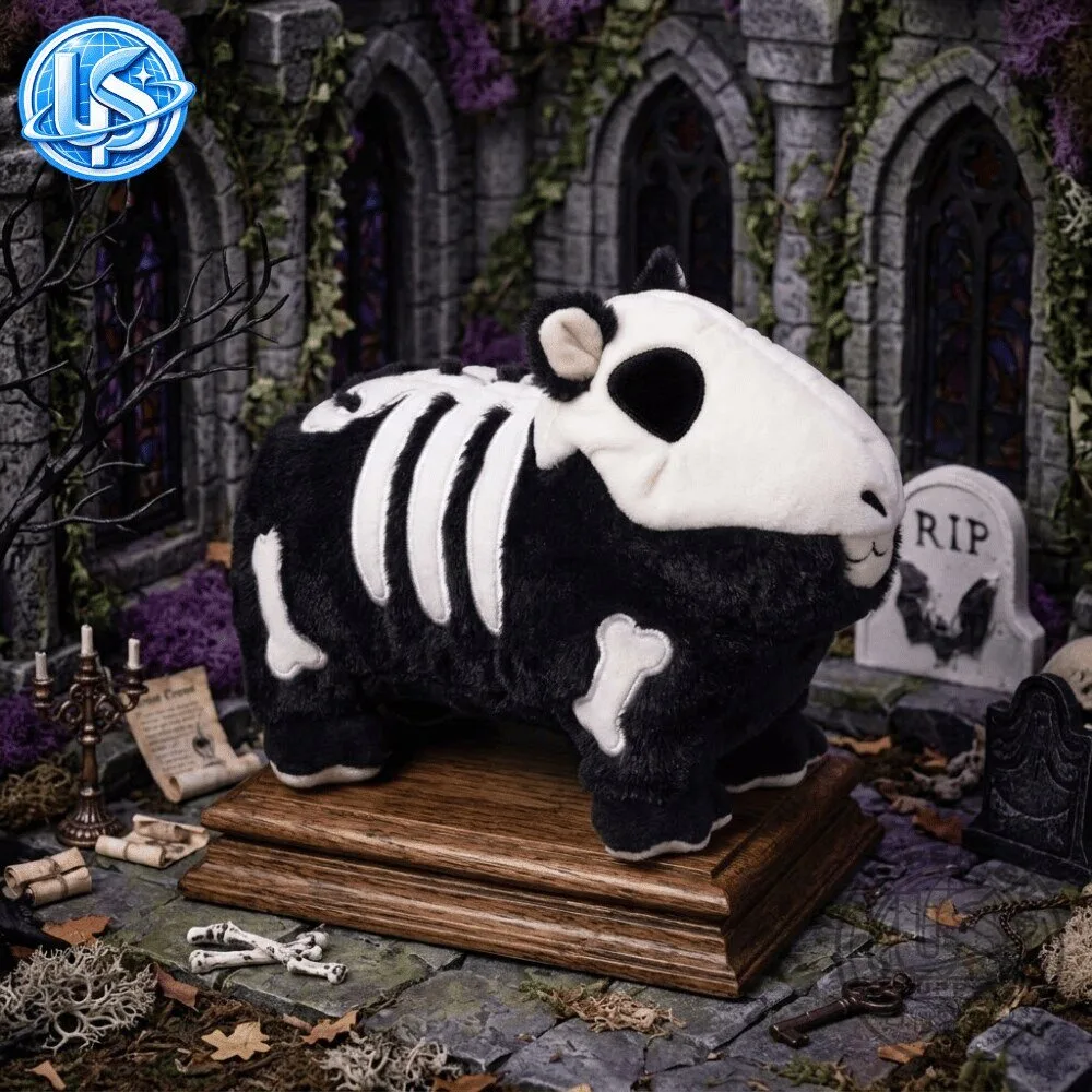 Halloween Skeleton Capybara Skelebara Plush Toy 13 Halloween Skeleton Capybara Skelebara Plush Toy