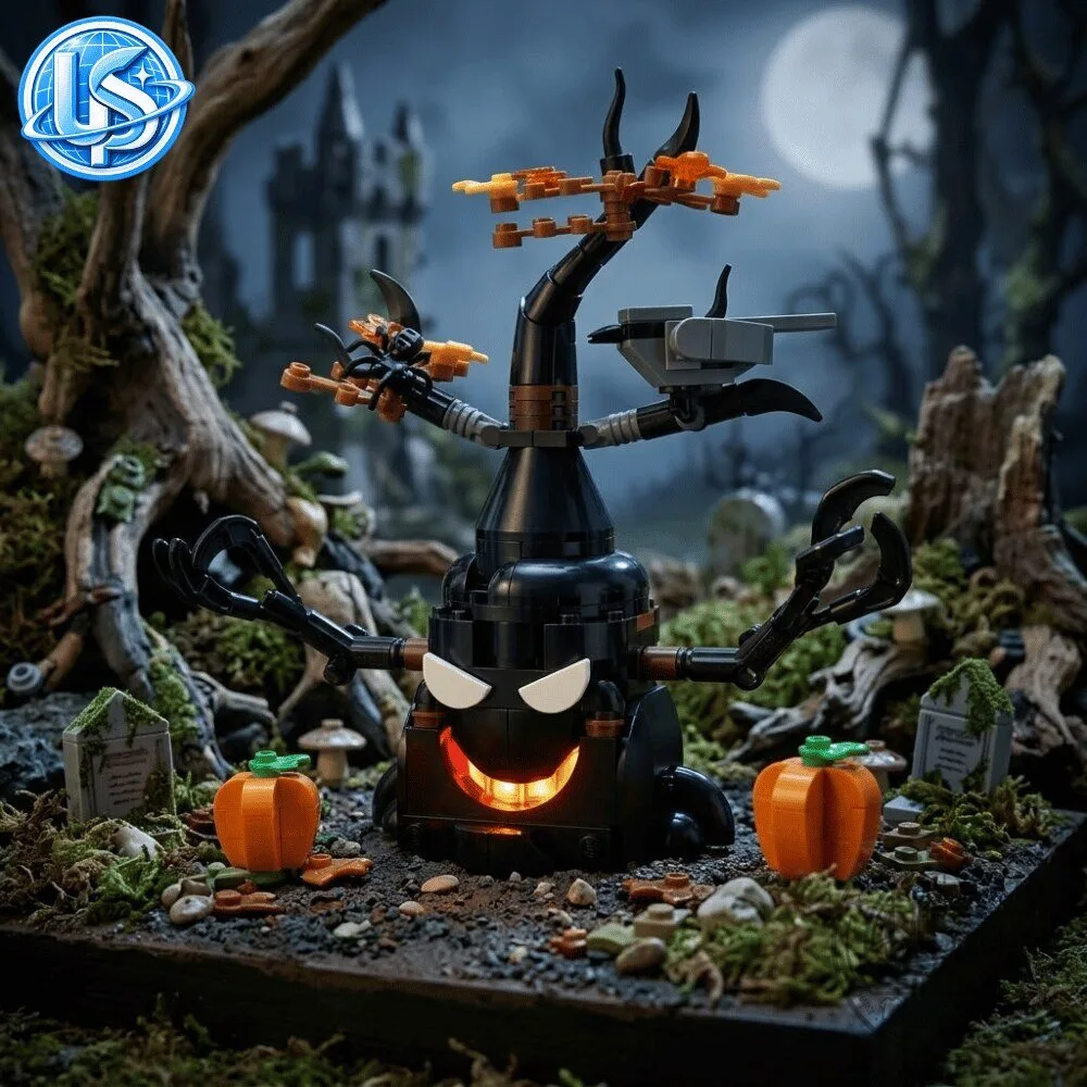 Halloween LEGO Creator Scary Haunted Tree Building Brick Set 8 Halloween LEGO Creator Scary Haunted Tree Building Brick Set