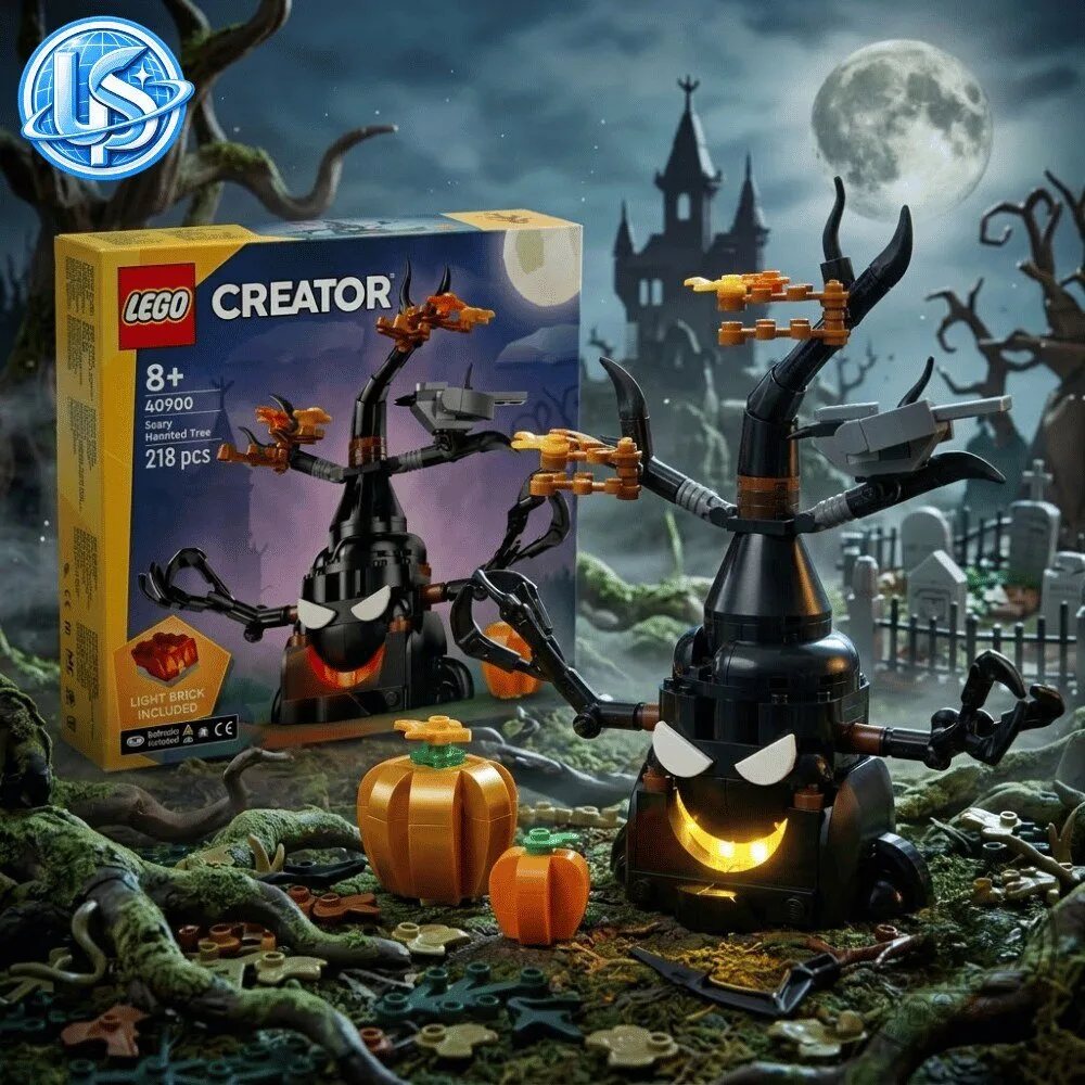 Halloween LEGO Creator Scary Haunted Tree Building Brick Set 9 Halloween LEGO Creator Scary Haunted Tree Building Brick Set