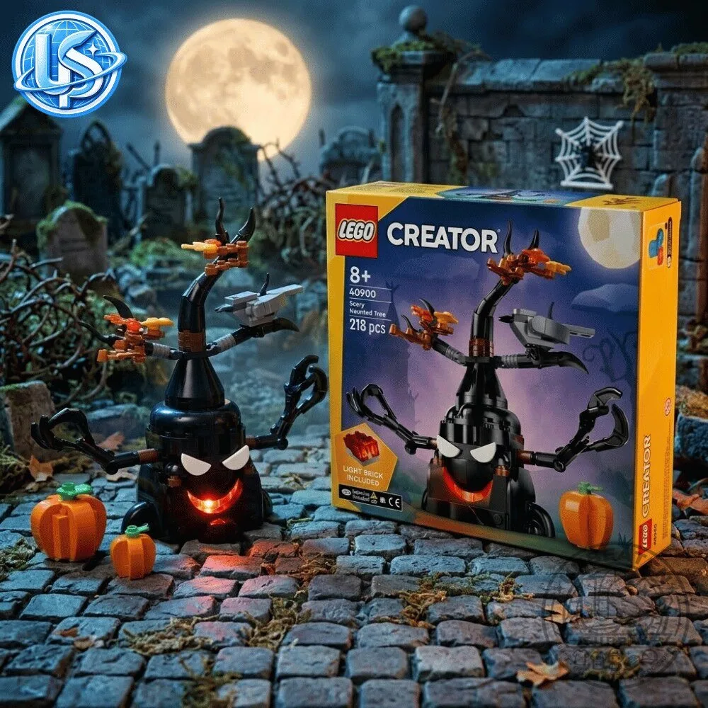 Halloween LEGO Creator Scary Haunted Tree Building Brick Set 10 Halloween LEGO Creator Scary Haunted Tree Building Brick Set