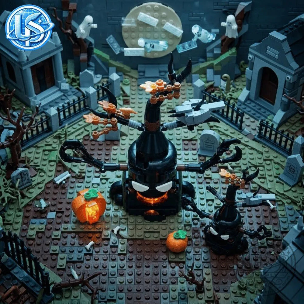Halloween LEGO Creator Scary Haunted Tree Building Brick Set 12 Halloween LEGO Creator Scary Haunted Tree Building Brick Set