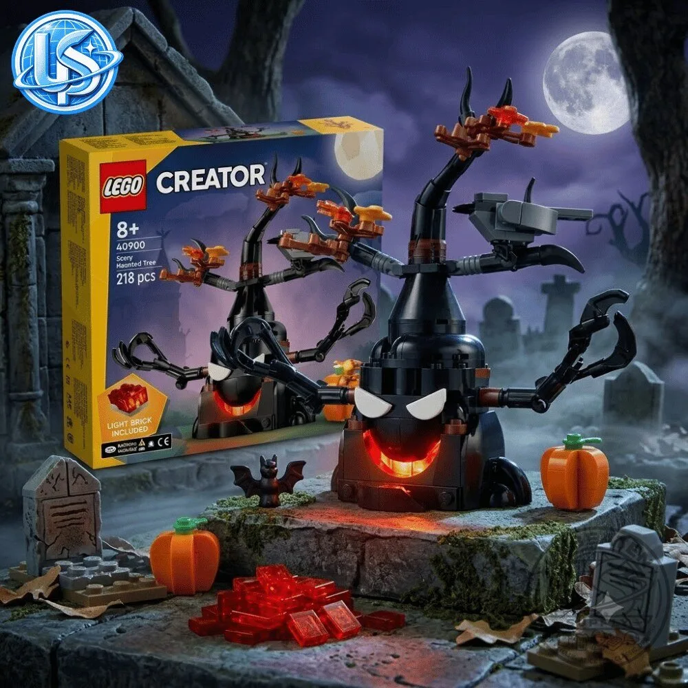 Halloween LEGO Creator Scary Haunted Tree Building Brick Set 13 Halloween LEGO Creator Scary Haunted Tree Building Brick Set