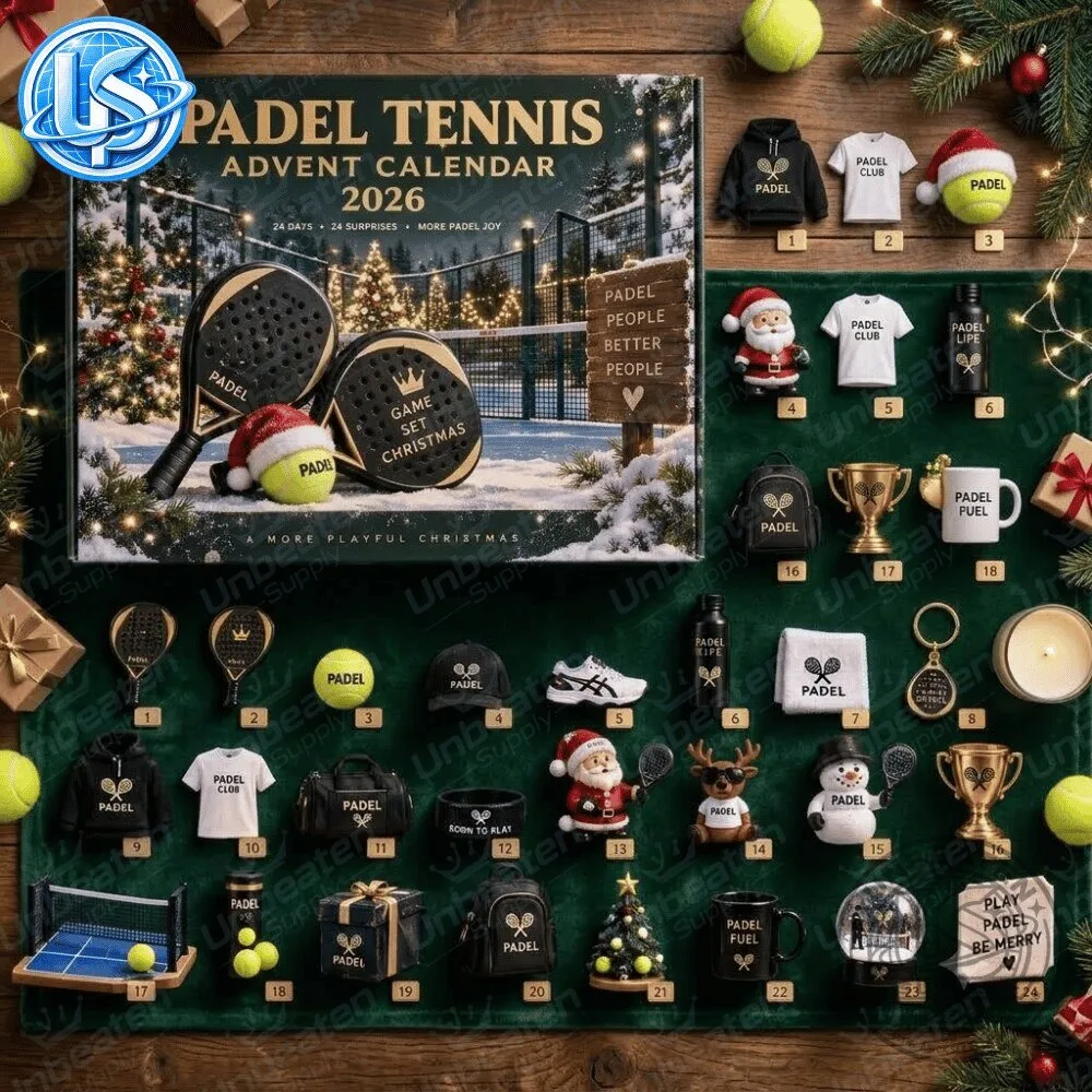 Padel Tennis Christmas Advent Calendar 2026 Special Edition 12 Padel Tennis Christmas Advent Calendar 2026 Special Edition