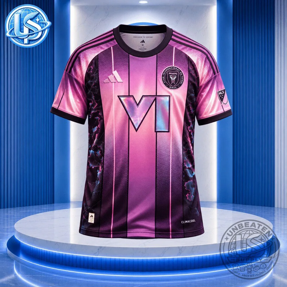 Inter Miami x GTA 6 : The Leonida Kit Variant Jersey Shirt Special Edition