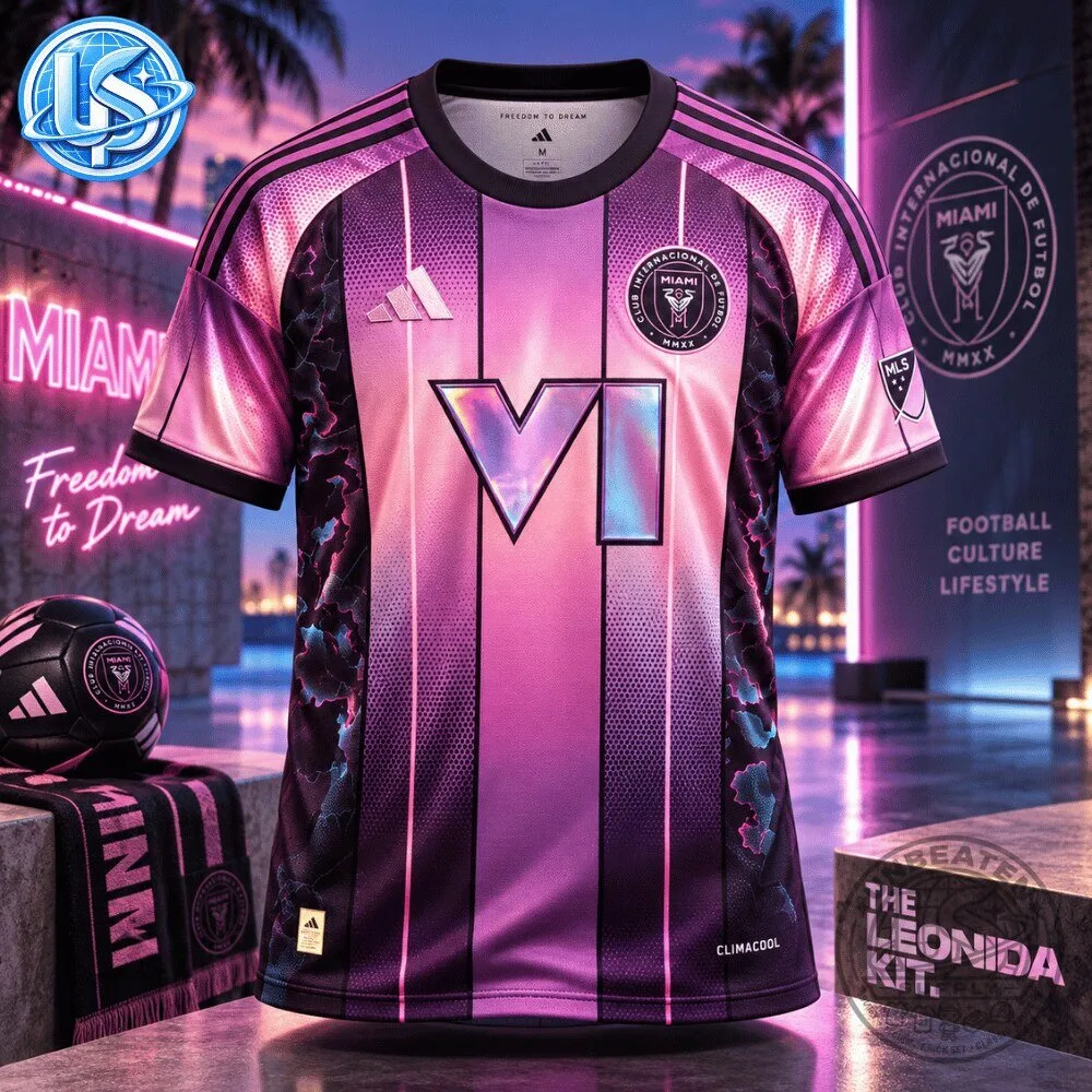 Inter Miami x GTA 6 : The Leonida Kit Variant Jersey Shirt Special Edition 12 Inter Miami x GTA 6 : The Leonida Kit Variant Jersey Shirt Special Edition