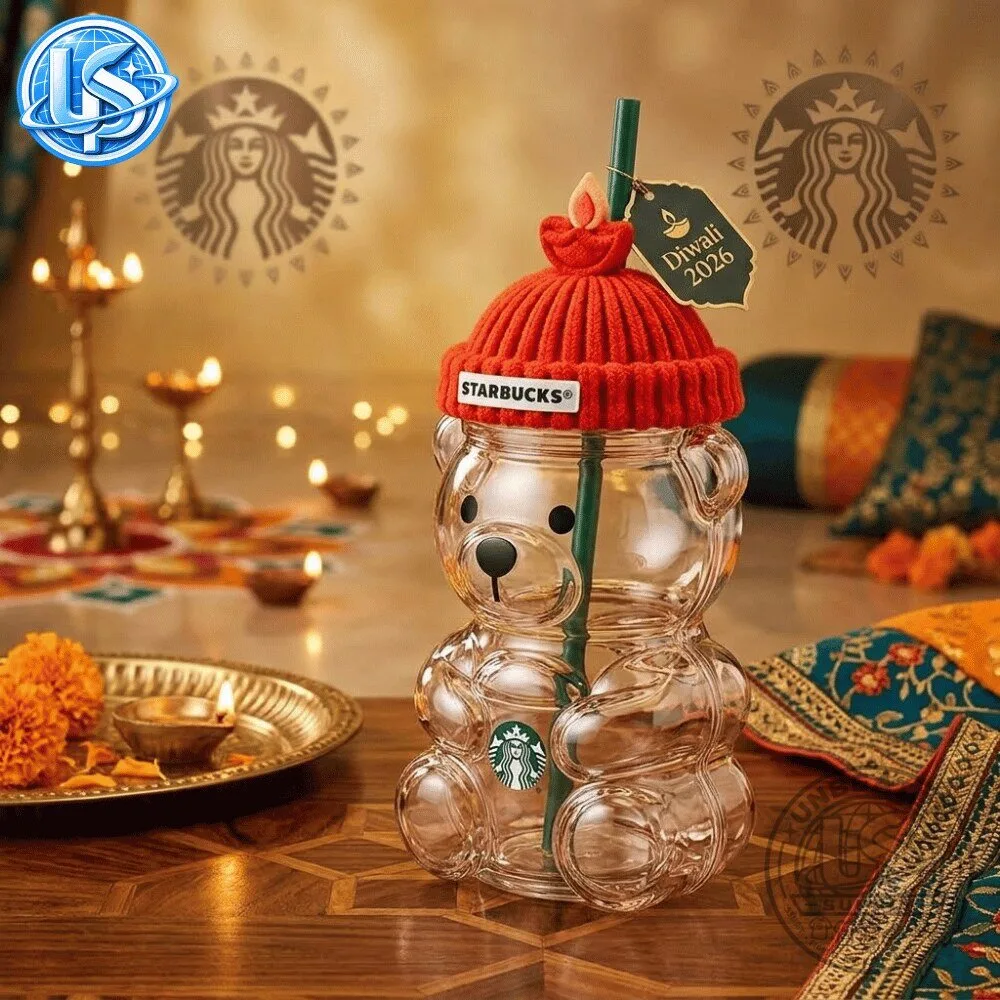 Starbucks Diwali 2026 Bearista Glass Cold Cup 10 Starbucks Diwali 2026 Bearista Glass Cold Cup