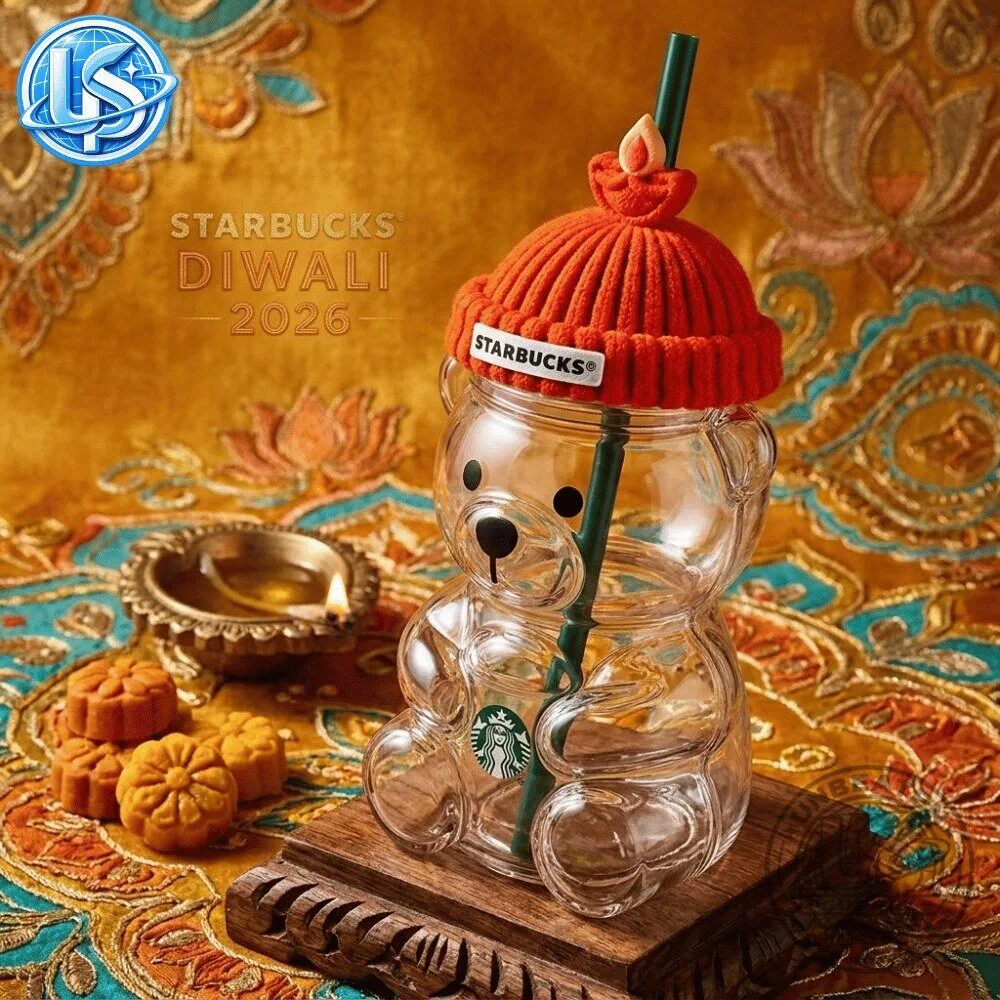 Starbucks Diwali 2026 Bearista Glass Cold Cup 11 Starbucks Diwali 2026 Bearista Glass Cold Cup
