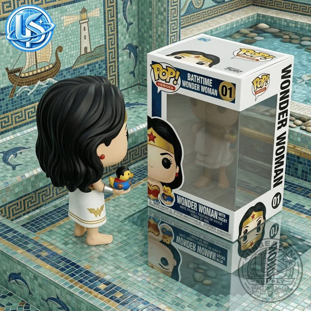 Funko Pop! Bathtime Wonder Woman with Duck Figure 8 Funko Pop! Bathtime Wonder Woman with Duck Figure