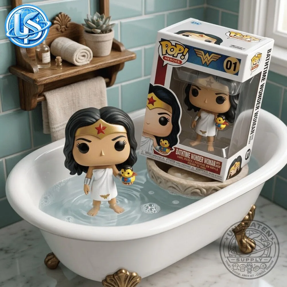 Funko Pop! Bathtime Wonder Woman with Duck Figure 12 Funko Pop! Bathtime Wonder Woman with Duck Figure