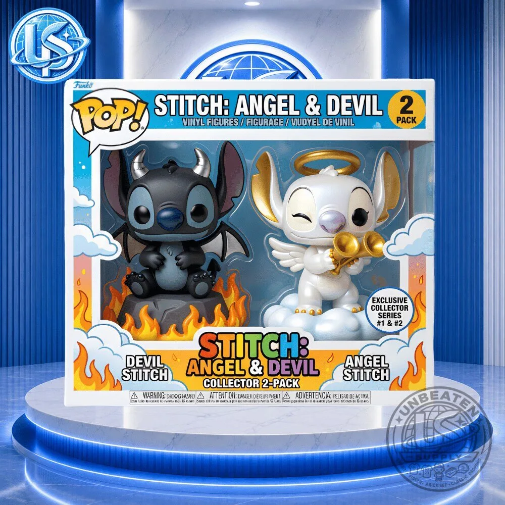"Exclusive Funko Pops, BBQ Grill, and Special Edition Jerseys" 16 Funko Pop! Stitch: Angel & Devil Collector 2-Pack Special Edition Figure