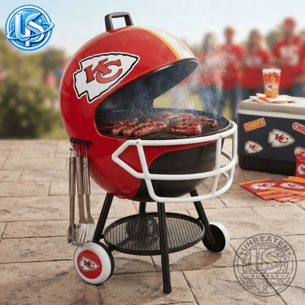 Kansas City Chiefs Football Helmet BBQ Grill Special Edition 11 Kansas City Chiefs Football Helmet BBQ Grill Special Edition