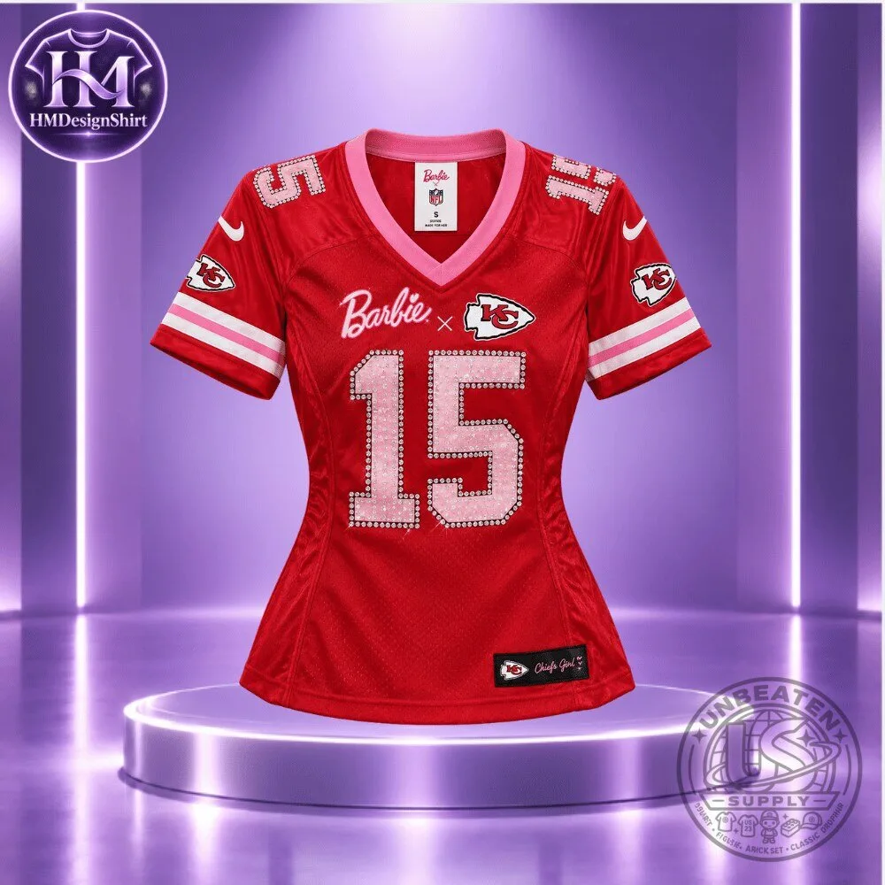 Kansas City Chiefs x Barbie Special Edition Jersey Shirt