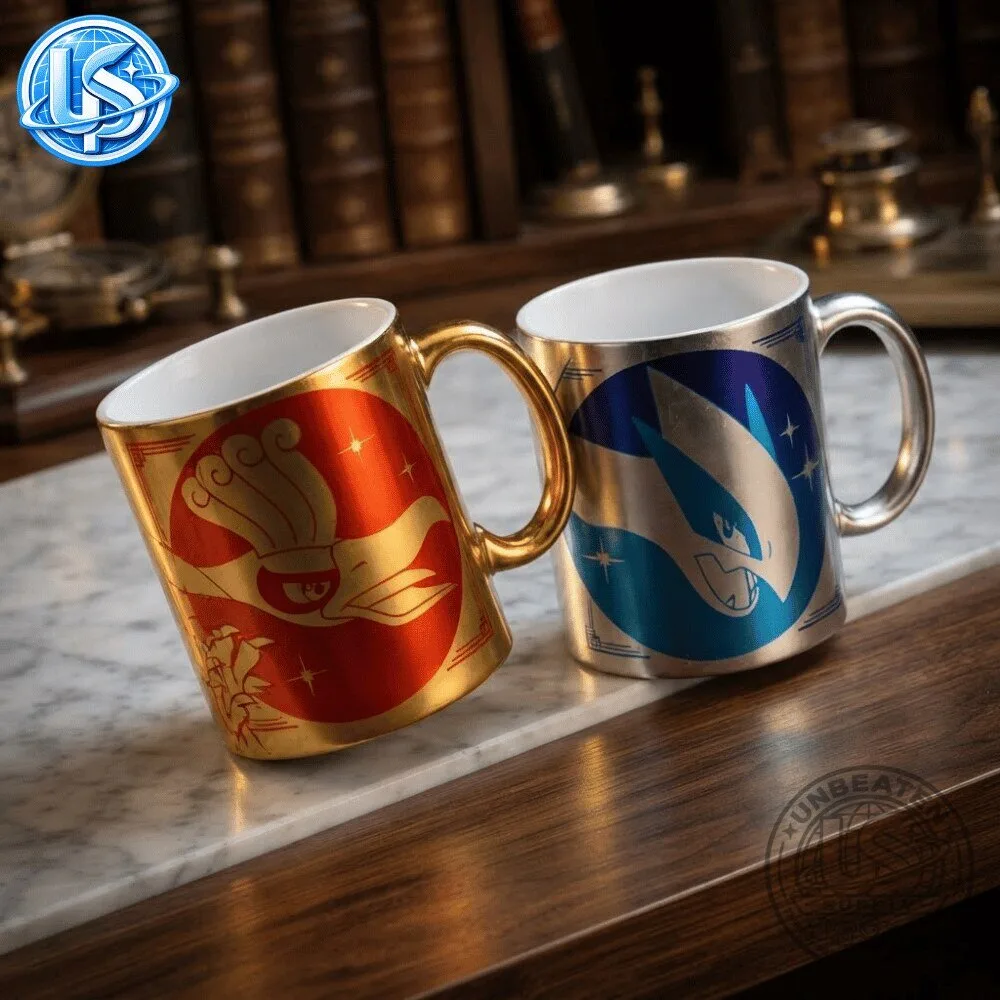 Pokemon 30th Anniversary Gold & Silver Ho-Oh & Lugia Special Mug 8 Pokemon 30th Anniversary Gold & Silver Ho-Oh & Lugia Special Mug
