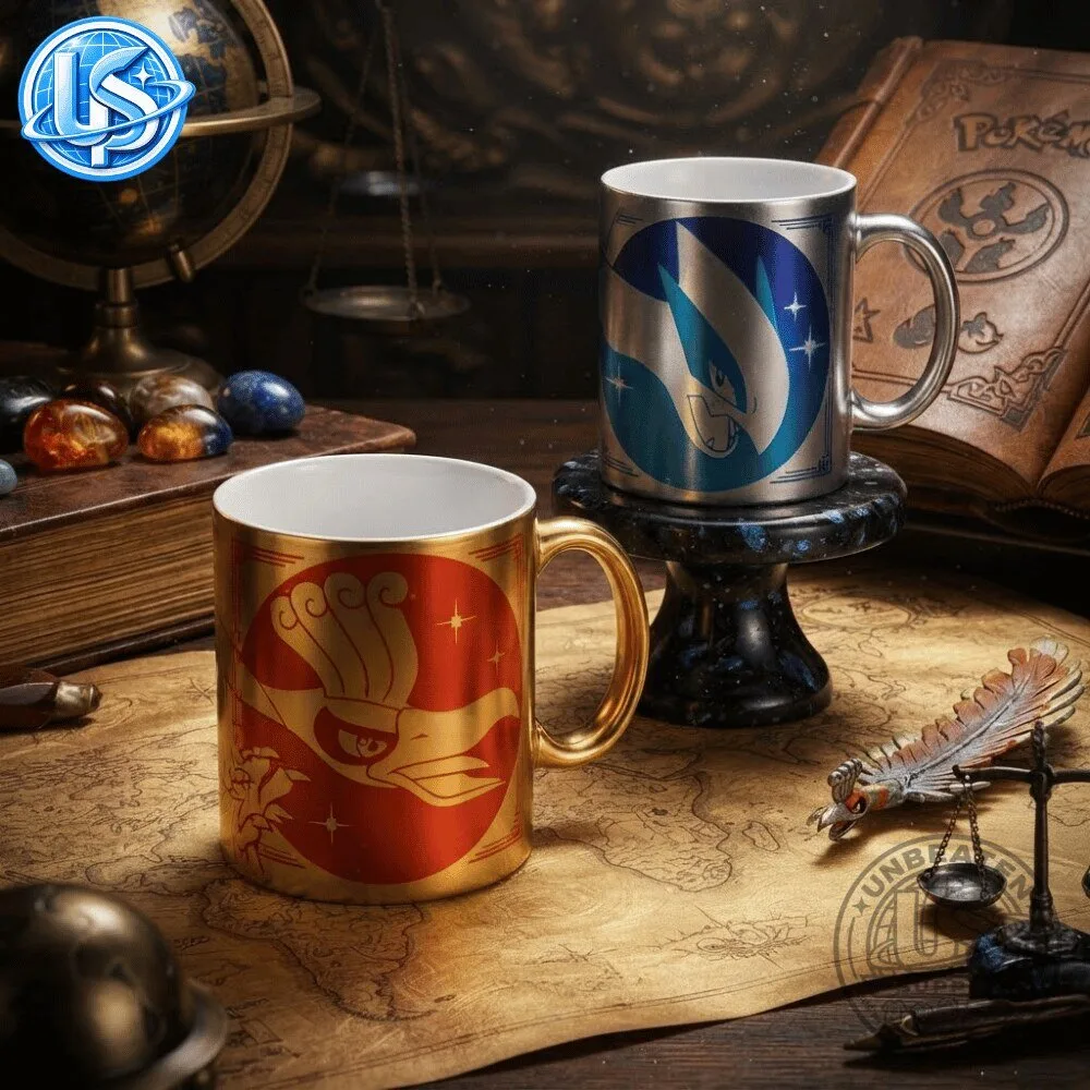 Pokemon 30th Anniversary Gold & Silver Ho-Oh & Lugia Special Mug 9 Pokemon 30th Anniversary Gold & Silver Ho-Oh & Lugia Special Mug