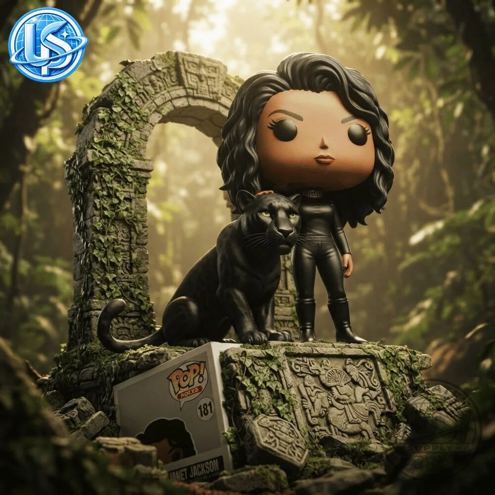 Funko Pop! Rocks Janet Jackson Black Cat Figure 10 Funko Pop! Rocks Janet Jackson Black Cat Figure