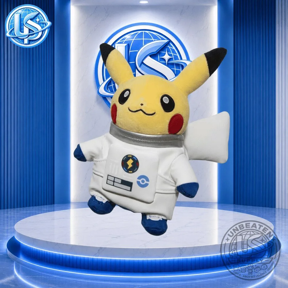 "Buy Pokemon x ESA ISS Pikachu Plush: Exclusive Space Doll" 1 Pokemon x ESA International Space Station Pikachu On Space Plush Toy Special Doll