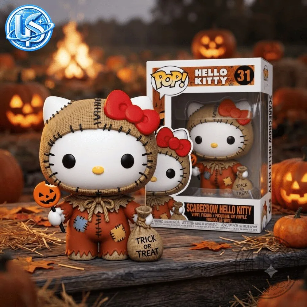 Funko Pop! Sanrio: Scarecrow Hello Kitty Special Figure 8 Funko Pop! Sanrio: Scarecrow Hello Kitty Special Figure