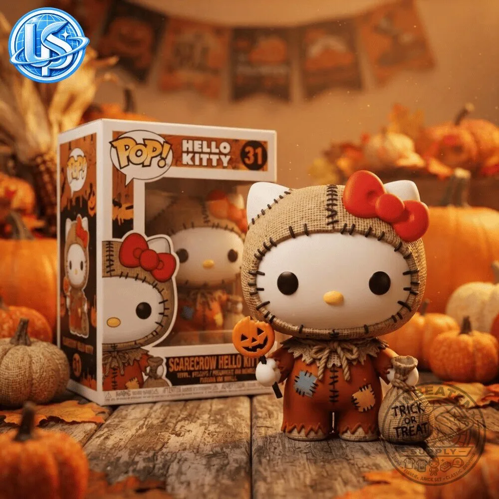 Funko Pop! Sanrio: Scarecrow Hello Kitty Special Figure 9 Funko Pop! Sanrio: Scarecrow Hello Kitty Special Figure