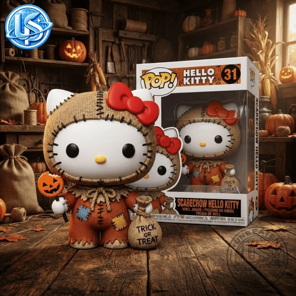 Funko Pop! Sanrio: Scarecrow Hello Kitty Special Figure 10 Funko Pop! Sanrio: Scarecrow Hello Kitty Special Figure