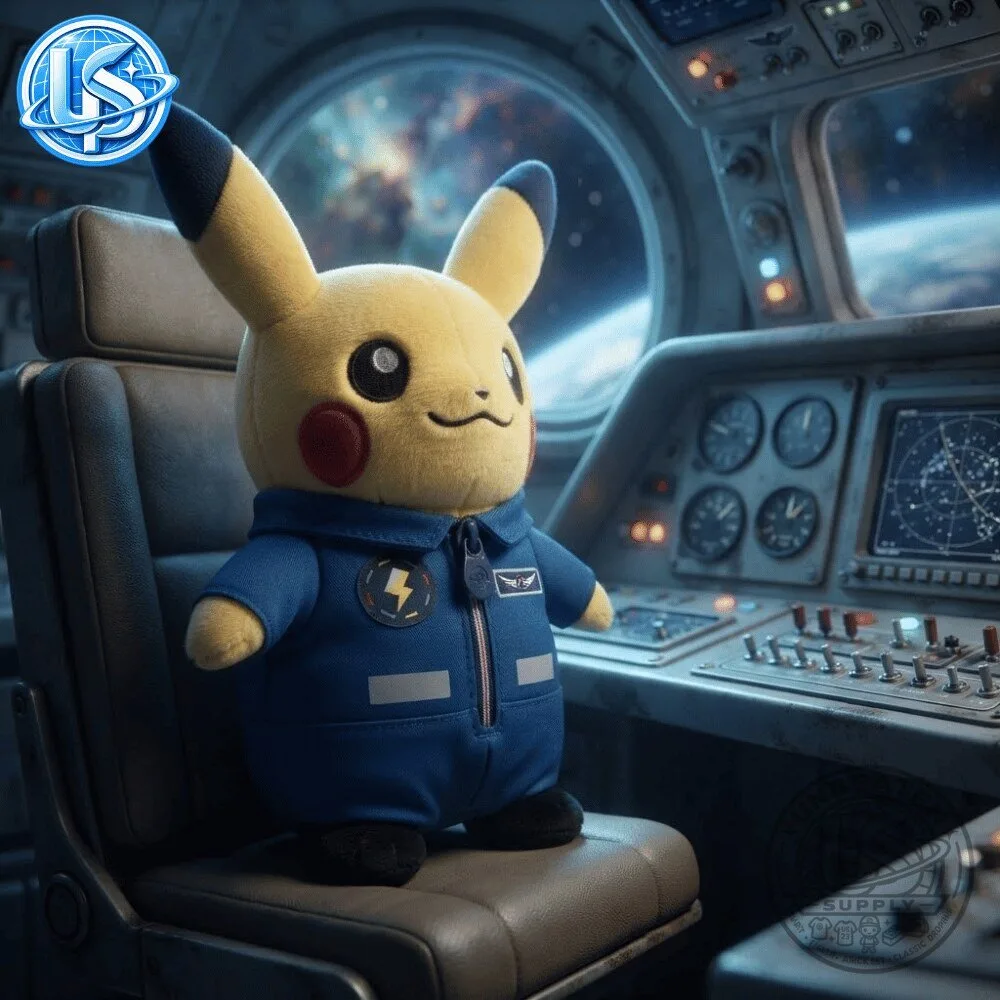Pokemon x ESA Sophie Adenot & Pikachu 67 Days On Space Plush Toy 8 Pokemon x ESA Sophie Adenot & Pikachu 67 Days On Space Plush Toy