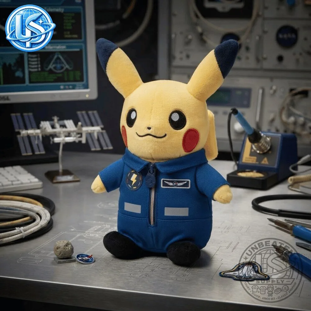 Pokemon x ESA Sophie Adenot & Pikachu 67 Days On Space Plush Toy 13 Pokemon x ESA Sophie Adenot & Pikachu 67 Days On Space Plush Toy