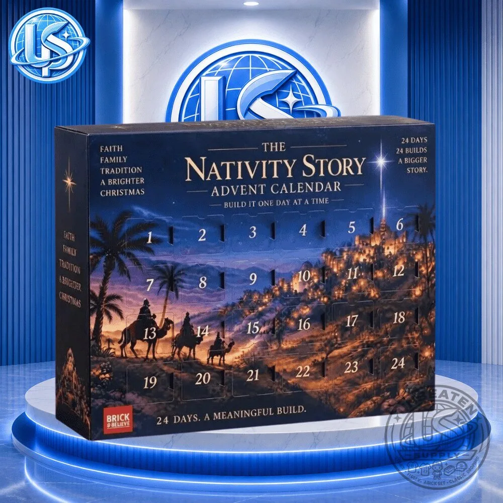 LEGO Nativity Building Brick Set 2026 Advent Calendar 7 LEGO Nativity Building Brick Set 2026 Advent Calendar