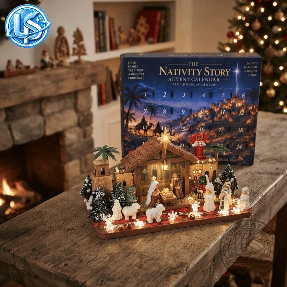 LEGO Nativity Building Brick Set 2026 Advent Calendar 8 LEGO Nativity Building Brick Set 2026 Advent Calendar