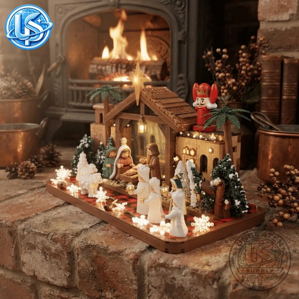 LEGO Nativity Building Brick Set 2026 Advent Calendar 12 LEGO Nativity Building Brick Set 2026 Advent Calendar