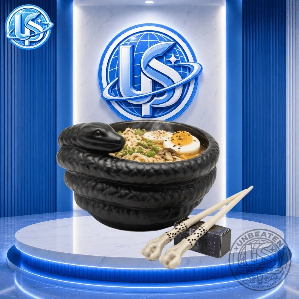 Harry Potter Nagini Ramen Bowl with Chopsticks 7 Harry Potter Nagini Ramen Bowl with Chopsticks
