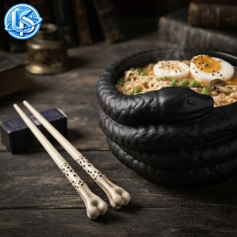 Harry Potter Nagini Ramen Bowl with Chopsticks 8 Harry Potter Nagini Ramen Bowl with Chopsticks