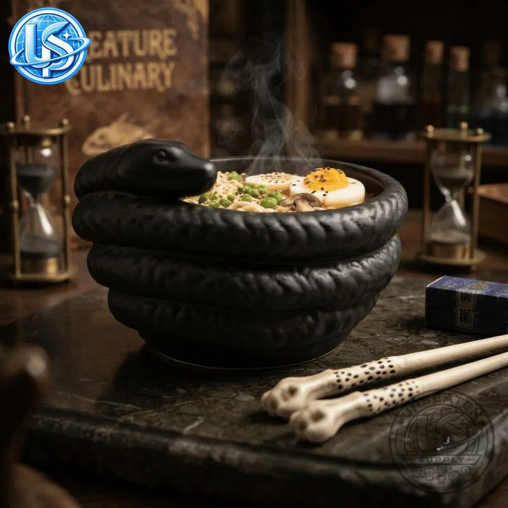 Harry Potter Nagini Ramen Bowl with Chopsticks 10 Harry Potter Nagini Ramen Bowl with Chopsticks