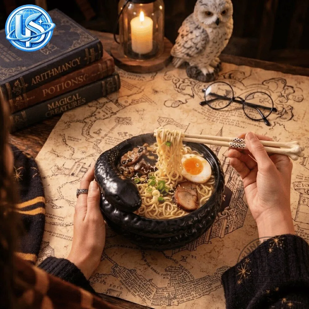 Harry Potter Nagini Ramen Bowl with Chopsticks 12 Harry Potter Nagini Ramen Bowl with Chopsticks