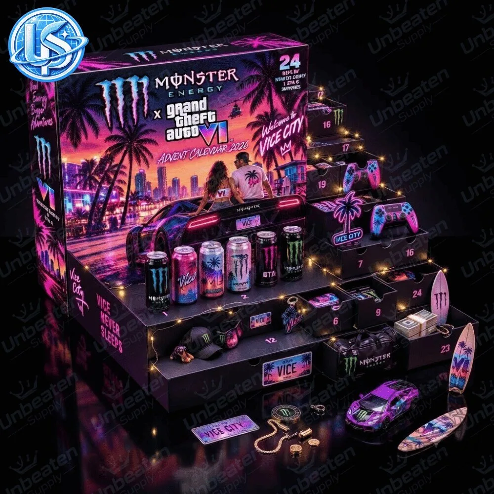 Monster Energy x Grand Theft Auto VI GTA 6 Vice City Advent Calendar Special Edition 17 Monster Energy x Grand Theft Auto VI GTA 6 Vice City Advent Calendar Special Edition