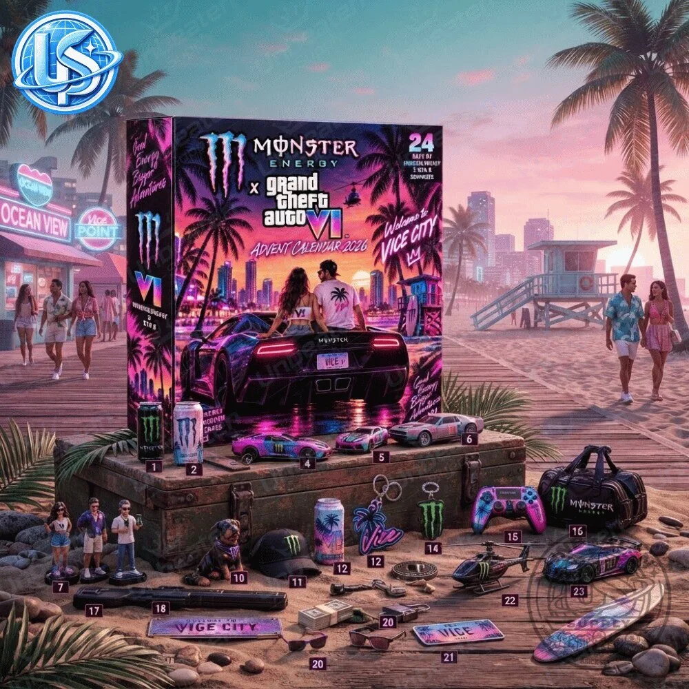 Monster Energy x Grand Theft Auto VI GTA 6 Vice City Advent Calendar Special Edition 19 Monster Energy x Grand Theft Auto VI GTA 6 Vice City Advent Calendar Special Edition