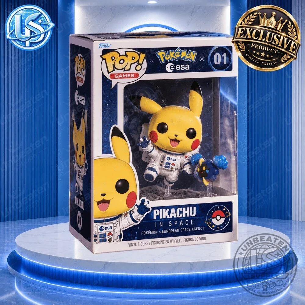 "Unveiling 2026 Collectibles: LISA x PlayStation, Funko Pops, and More" 4 Funko Pop! Games: Pokemon x ESA (European Space Agency) Pikachu In Space Figure Special Edition