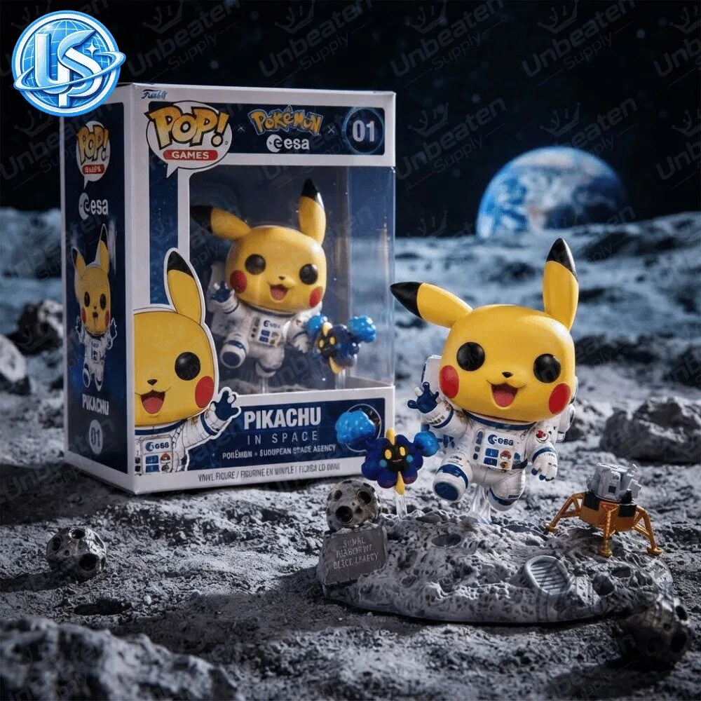 Funko Pop! Games: Pokemon x ESA (European Space Agency) Pikachu In Space Figure Special Edition 8 Funko Pop! Games: Pokemon x ESA (European Space Agency) Pikachu In Space Figure Special Edition