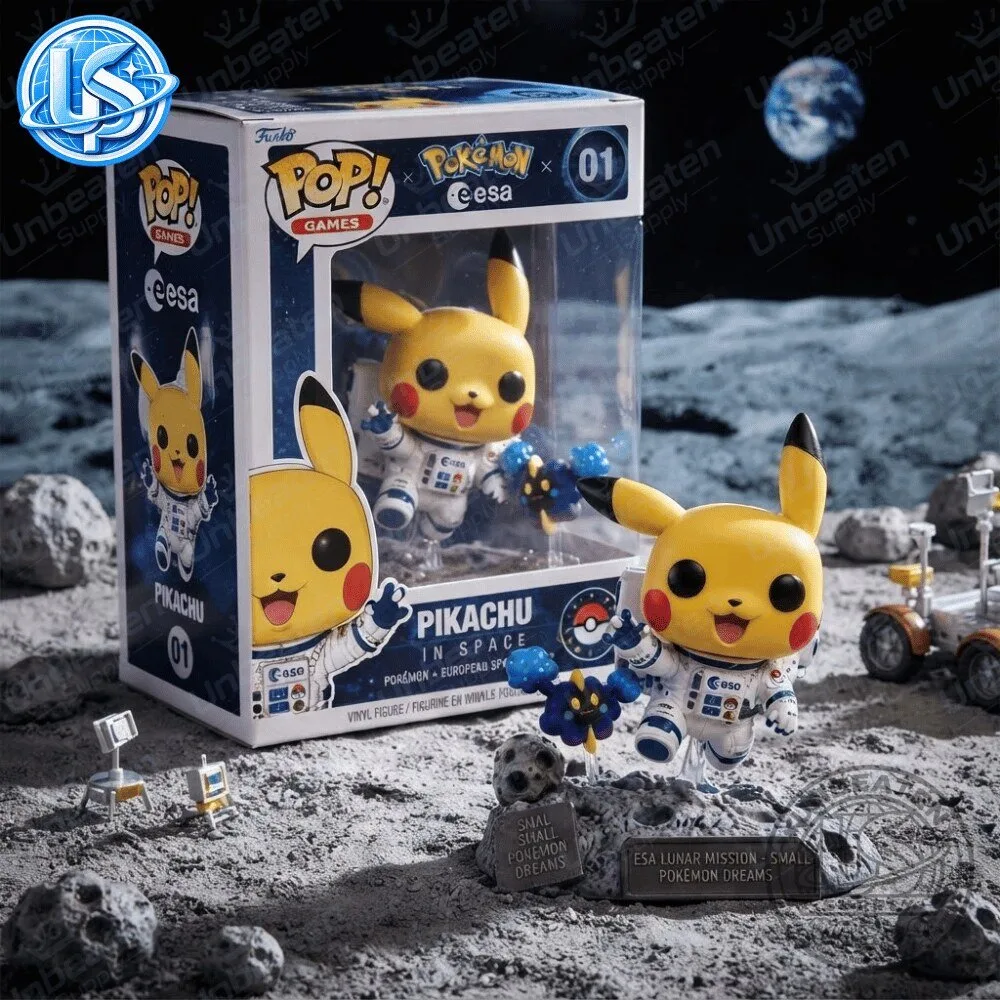 Funko Pop! Games: Pokemon x ESA (European Space Agency) Pikachu In Space Figure Special Edition 10 Funko Pop! Games: Pokemon x ESA (European Space Agency) Pikachu In Space Figure Special Edition