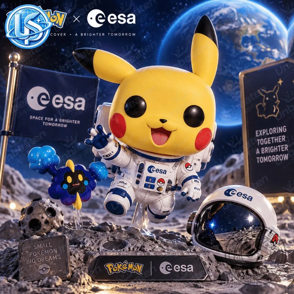 Funko Pop! Games: Pokemon x ESA (European Space Agency) Pikachu In Space Figure Special Edition 13 Funko Pop! Games: Pokemon x ESA (European Space Agency) Pikachu In Space Figure Special Edition
