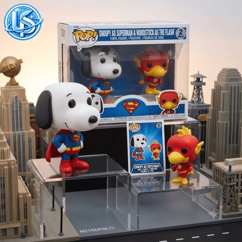 Funko Pop! Heroes 2-pack Snoopy as Superman & Woodstock as The Flash Figure 11 Funko Pop! Heroes 2-pack Snoopy as Superman & Woodstock as The Flash Figure